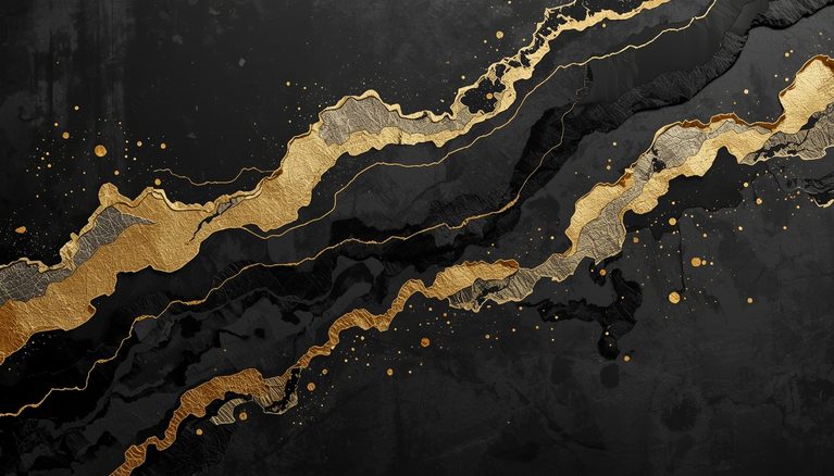 lucid-origin_black_gold_luxury_abstract_texture_minimal-0