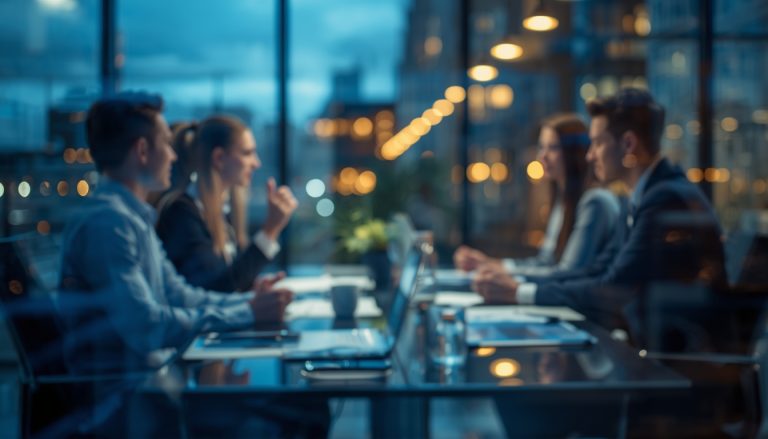 lucid-origin_blurred_business_meeting_glass_office_night-1