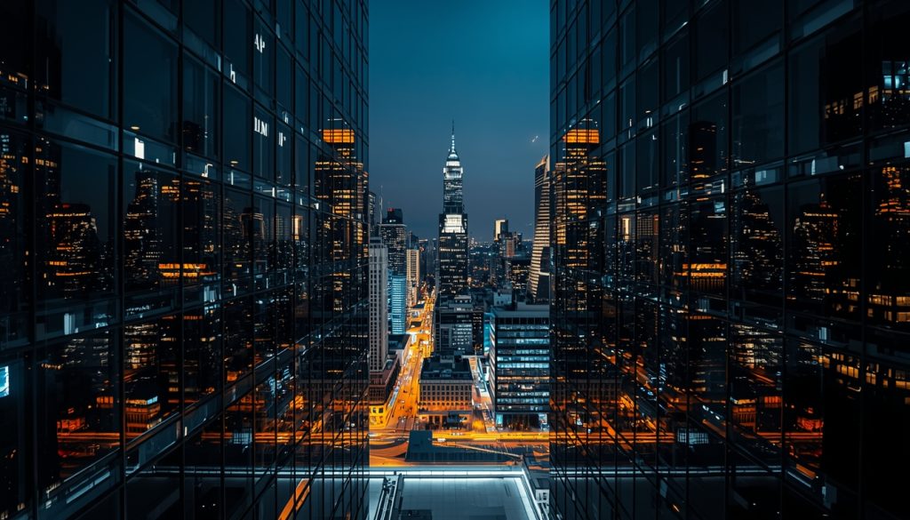 lucid-origin_glass_office_reflection_night_skyline-7