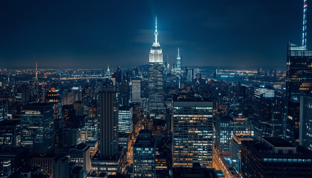 lucid-origin_modern_financial_district_skyscrapers_night_minimal_16_9-7