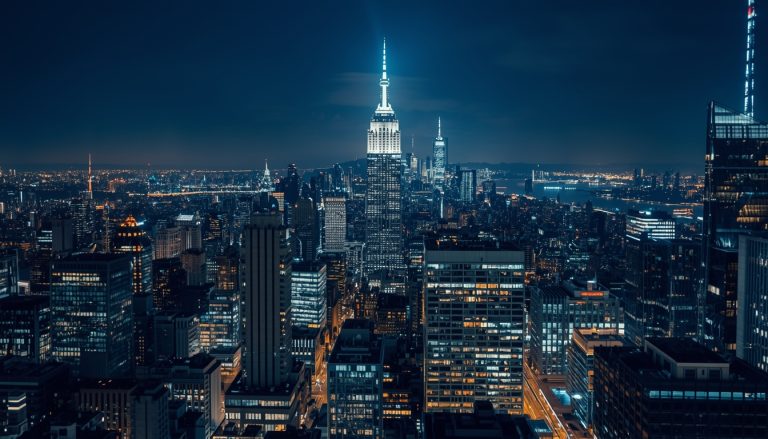 lucid-origin_modern_financial_district_skyscrapers_night_minimal_16_9-7