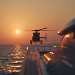 lucid-origin_helicopter_landing_on_yacht_sunset_cinematic-1