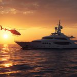 lucid-origin_helicopter_landing_on_yacht_sunset_cinematic-4